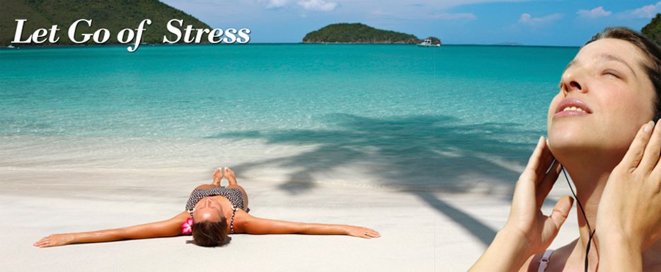 Let Go Of Stress Banner